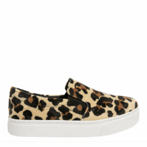TENIS SLIP ON VELUDO ANIMAL PRINT ONÇA - SANTA LOLLA